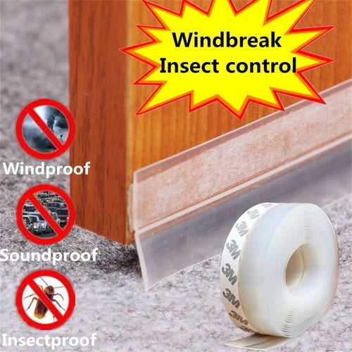 Door Seal Tape – Strong Adhesive Weatherproof Strip for Doors & Windows | Soundproof, Dustproof, Anti-Draft, Waterproof & Easy Install